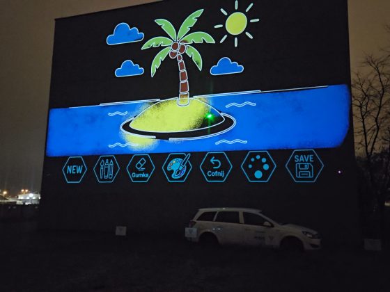 Laser Graffiti Alpha Vision – interaktywna atrakcja eventowa nocą